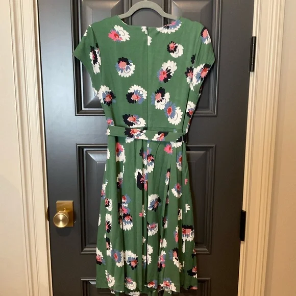 Boden Floral Green Dress size 10 - Picture 2 of 5